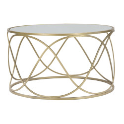 Table basse Lury – Douceur arrondie Ø70x40 cm