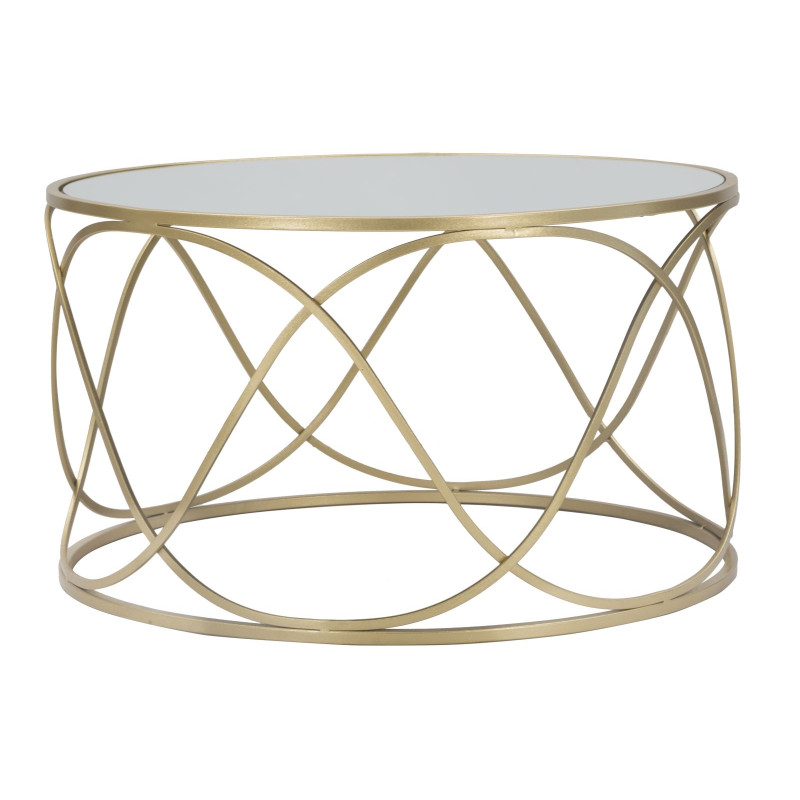 Table basse Lury – Douceur arrondie Ø70x40 cm