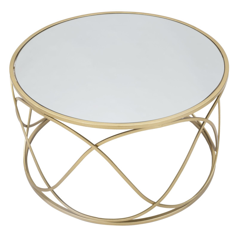 Table basse Lury – Douceur arrondie Ø70x40 cm