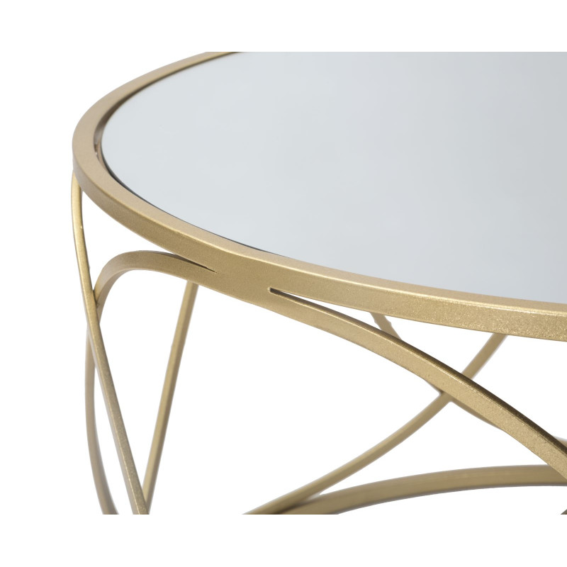 Table basse Lury – Douceur arrondie Ø70x40 cm