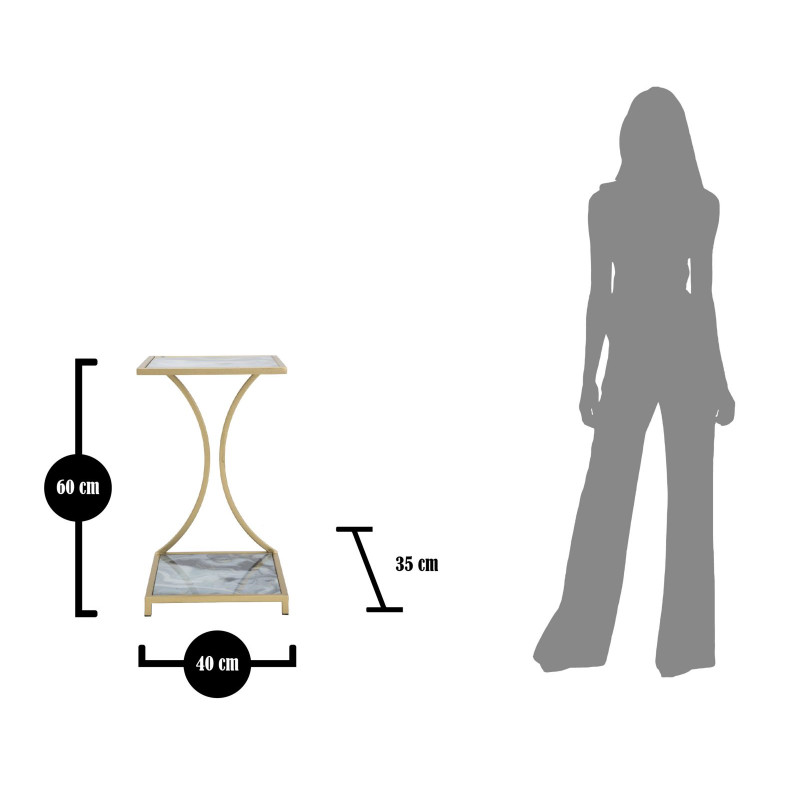 Table Glam Level – Architecture design 40x35x60 cm