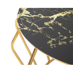 Table basse Histoire – Charme intemporel Ø78x44,5 cm