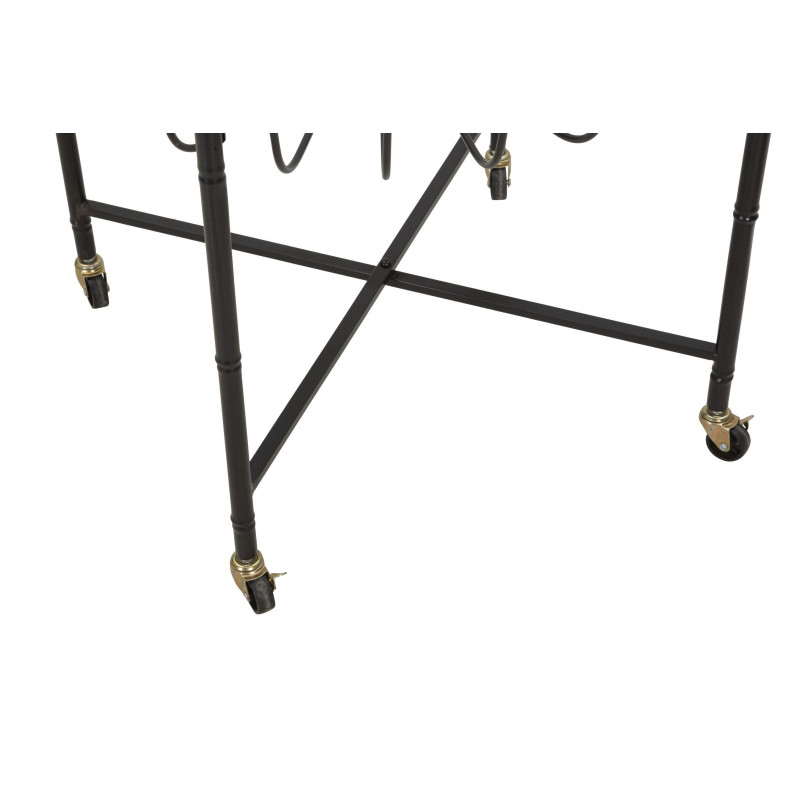 Table basse Cebu – Transparence exotique 70,5x65x57 cm