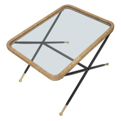 Table basse Saint Barth – Ambiance insulaire 70x50x45 cm