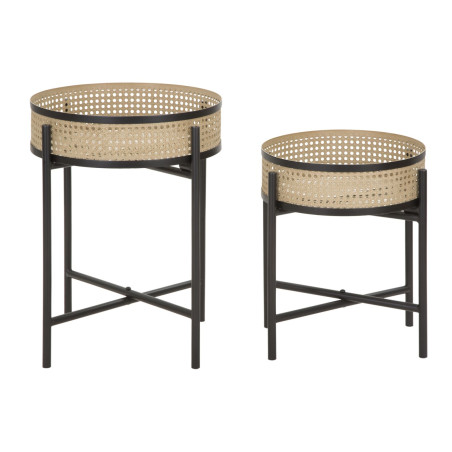 Table Fuji Duo – Zen et équilibre Ø40x50-35x40 cm