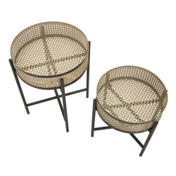 Table Fuji Duo – Zen et équilibre Ø40x50-35x40 cm