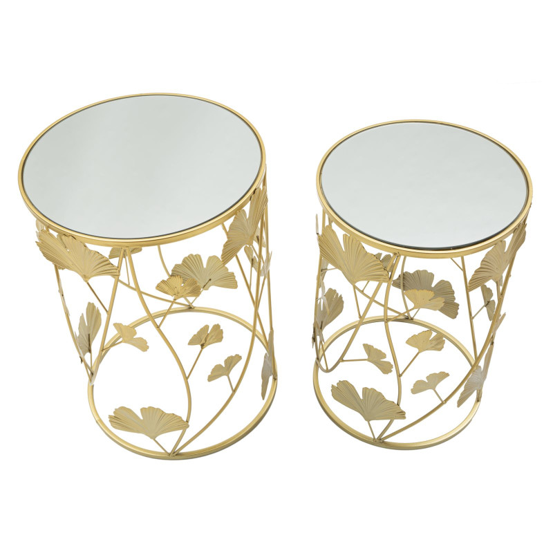 Ensemble Feuilles de Table – Nature stylisée Ø38x55-33x50 cm