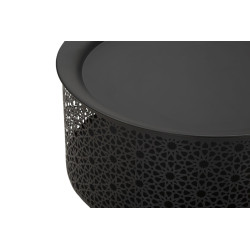 Table Blacky Basse – Sobriété design Ø35x50 cm