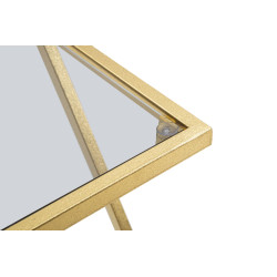 Table d’appoint Z – Duo géométrique 40x40x60 - 30x30x50 cm