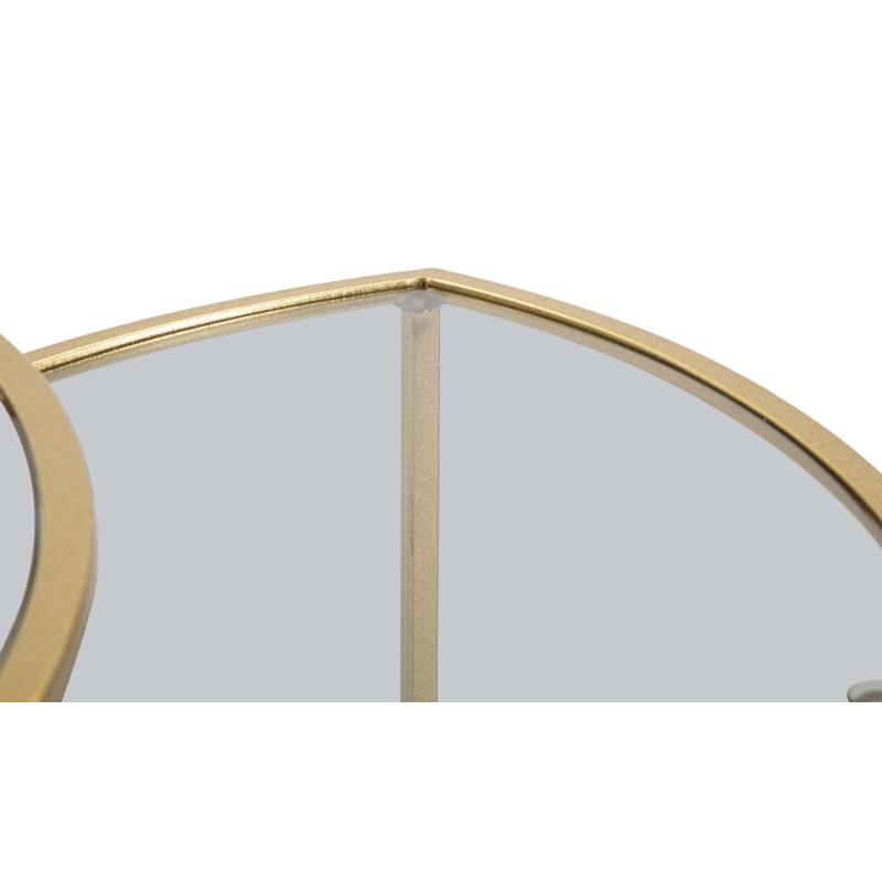 Ensemble triangulaire de tables basses – Jeu de volumes Ø60x50 - 50x45 - 40x40 cm
