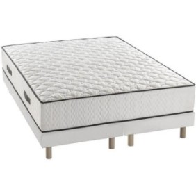 DEKO DREAM Ensemble matelas 180 x 200 + 2 sommiers 2 x 90 x 200 - Ressorts - 24 cm - 7 zones - …quilibré - D…TENTE