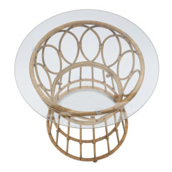 Table basse Panama Circle – Élégance compacte Ø50x50 cm