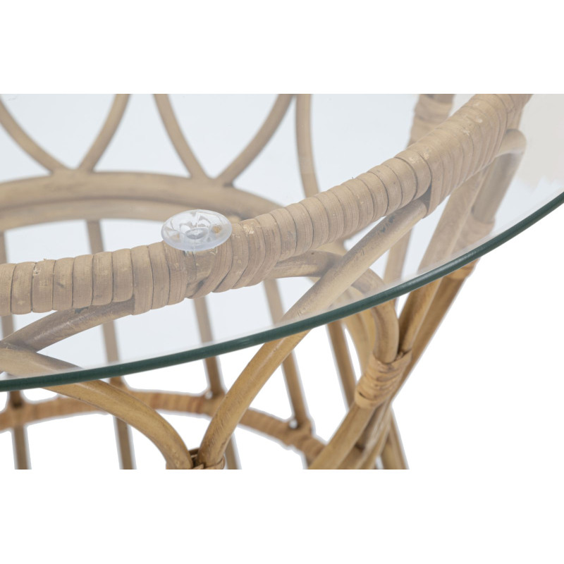 Table basse Panama Circle – Élégance compacte Ø50x50 cm