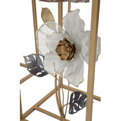 Ensemble Fleurs de Table – Délicatesse florale 36x36x70 - 30x30x60 cm