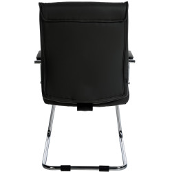 Lot de 2 chaises visiteurs Sievert | noir