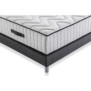 DEKO DREAM Hotel Supreme Ensemble matelas + sommier 160 x 200 cm - Ressorts - 7 zones - 27 cm - Ferme