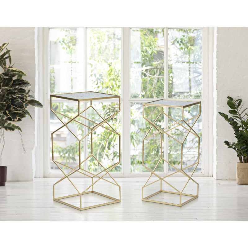 Ensemble Verres de Table – Transparence raffinée 31,5x31,5x68 - 28x28x64 cm