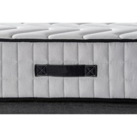 DEKO DREAM Hotel Supreme Ensemble matelas + sommier 160 x 200 cm - Ressorts - 7 zones - 27 cm - Ferme