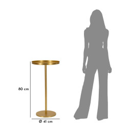 Table Doha Petite – Finesse contemporaine Ø41x80 cm