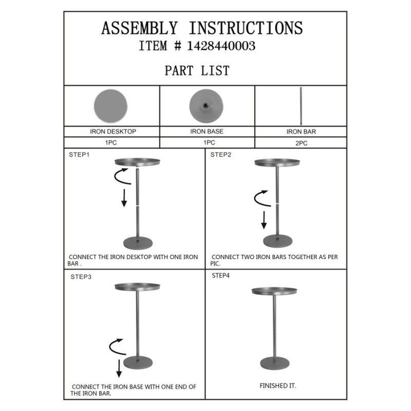Table Doha Petite – Finesse contemporaine Ø41x80 cm
