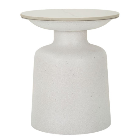Table Blanc Fusé – Douceur moderne Ø40x47 cm