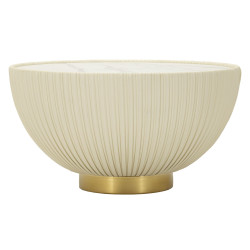 Table basse Elge Grande – Modernité subtile Ø71x38 cm