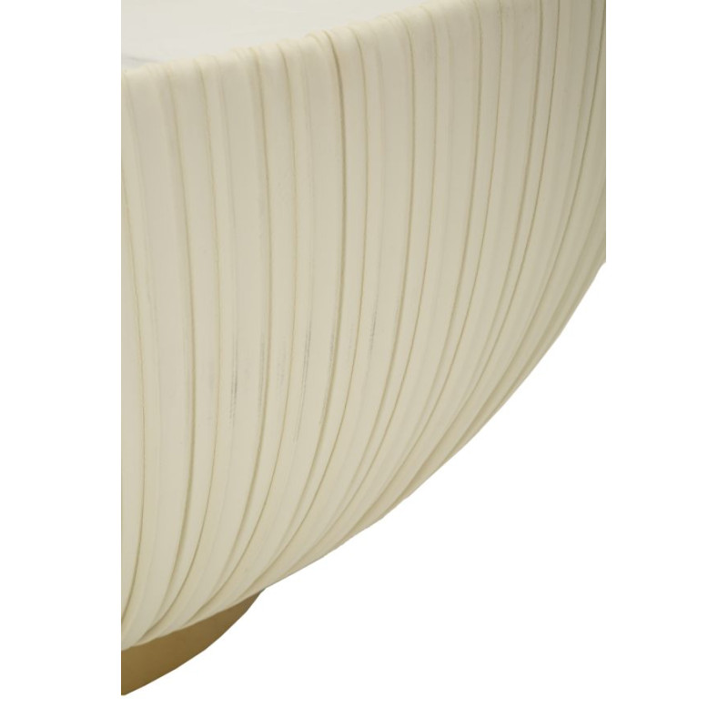 Table basse Elge Grande – Modernité subtile Ø71x38 cm