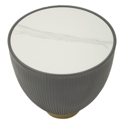 Table basse Elge Petite – Élégance compacte Ø46x45 cm