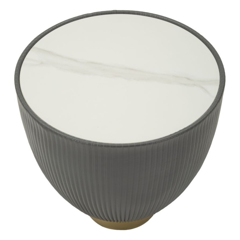 Table basse Elge Petite – Élégance compacte Ø46x45 cm