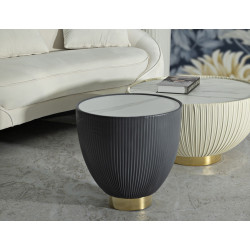 Table basse Elge Petite – Élégance compacte Ø46x45 cm