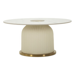 Table basse Nova Grande – Design lumineux Ø80x39,5 cm