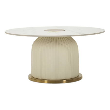 Table basse Nova Grande – Design lumineux Ø80x39,5 cm