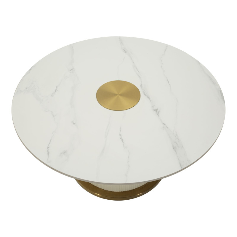 Table basse Nova Grande – Design lumineux Ø80x39,5 cm