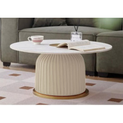 Table basse Nova Grande – Design lumineux Ø80x39,5 cm