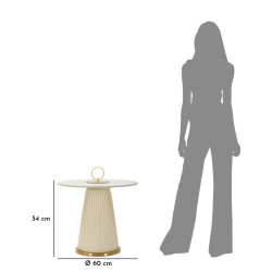 Table basse Nova Petite – Harmonie sphérique Ø60x54 cm