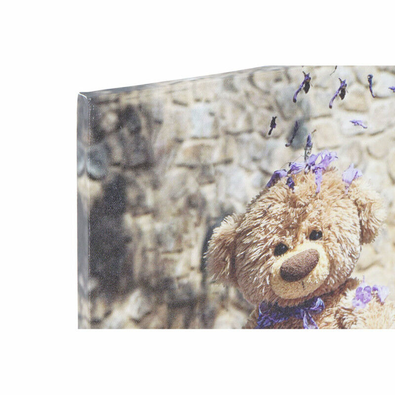 Cadre DKD Home Decor S3018130 Ours Enfant (28 x 1,5 x 28 cm) (4 Unités)