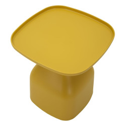 Table Gea Jaune Haute – Touche solaire 48x48x50 cm