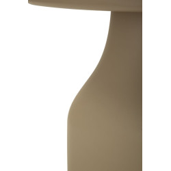 Table Gea Grise Haute – Sobriété urbaine 48x48x50 cm