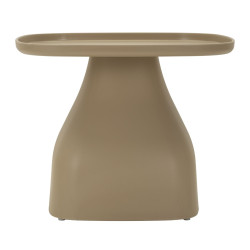 Table Gea Grise Basse – Style apaisé 48x48x38 cm