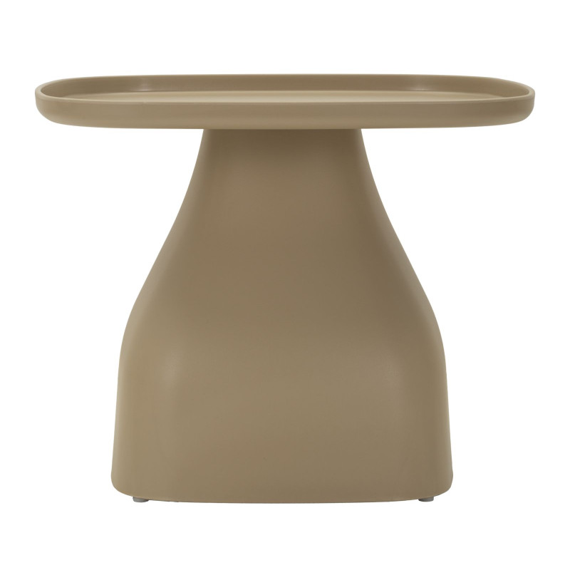 Table Gea Grise Basse – Style apaisé 48x48x38 cm