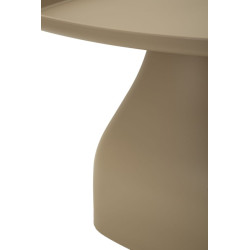 Table Gea Grise Basse – Style apaisé 48x48x38 cm