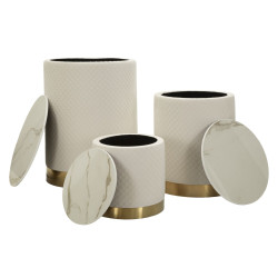 Magasin d’exposition – Ensemble 3 pièces design Ø60x80 - 50x60 - 40x40 cm