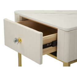 Tables hautes carrées mariage – Duo d’apparat Ø45x90 - 40x70 cm