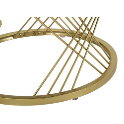 Tables basses Votix – Design symétrique Ø70x48 - 50x43,5 cm