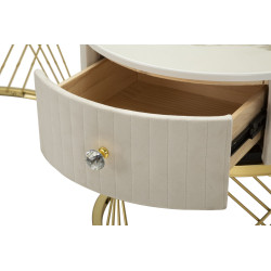 Tables basses Votix – Design symétrique Ø70x48 - 50x43,5 cm