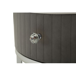 Tables basses Grises – Chic intemporel Ø70x45 - 50x40 cm