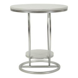 Cœur de Table Argenté – Brillance délicate Ø40x45,5 cm