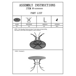 Table à manger Istanbul – Majesté circulaire Ø100x76,5 cm