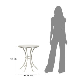 Table Istanbul – Style ottoman Ø56x68 cm