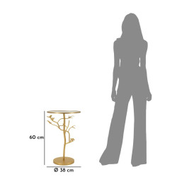 Oiseaux de Table en Verre – Légèreté brillante Ø38x60 cm